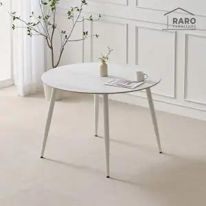 [라로퍼니처]폴로 1050 원형 포세린 통 세라믹 식탁 테이블