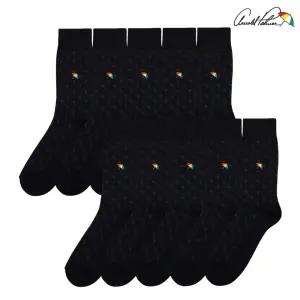 [아놀드파마]아놀드파마 남자장목양말 구두 양복 정장 발목긴 신사용 양말 10족 세트 국산