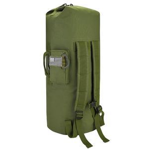 MOZETO 밀리터리 대형 더플백 110L, 백팩 스트랩 헤비듀티 캠핑 기숙사 세탁 가방