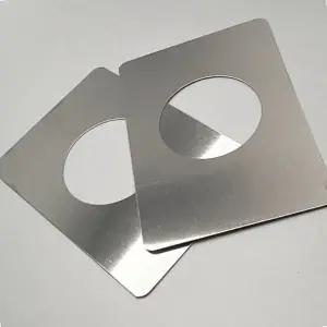 교체용고정판 문고리 욕실문 헐거울때 수리용 손잡이플레이트 2p