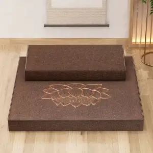 다기능 명상 쿠션 그레이 명상센터 무릎쿠션 기도방석 가부좌