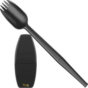 여행용 케이스가 포함된 접이식 재사용가능 금속 스포크 포켓 사이즈 스테인리스 스틸 플래티넘 등급