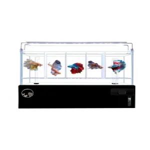 칸막이 베타어항 조명 가림막 4분할 구피 수조 열대어