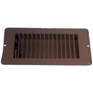 메탈라인 LS2410-BROWN 4인치 x 10인치 헤비 듀티 라이트 브라운 플로어 레지스터