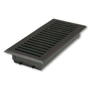 4인치 X 10인치 오일 브러시드 브론즈 컨템포러리 바닥 통풍구/레지스터