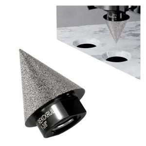 타일 대리석 화강암 및 도자기용 레크룰 다이아몬드 베벨링 챔퍼 비트 ？ 1-3/8인치(35mm) M14 실 각도