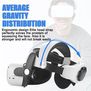 메타 퀘스트2 풀커버리지 퀵어드저스트 헤드 | 장시간 게임을 위한 확장형 VR 액세서리