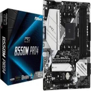 ASRock B550M PRO4 3세대 AMD AM4 RyzenTM / 미래 프로세서 메인보드 지원