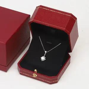 [골드스마일]고급형 앤틱 주얼리 하드케이스 목걸이 레드