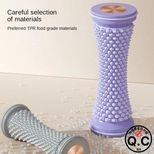 미니 발 마사지기 롤러 요가 볼 족저근막 근육 이완 케어 플라스틱 수동