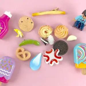 음식 머리핀 시즌1 헤어핀 생일 재밌는 특이한 음식