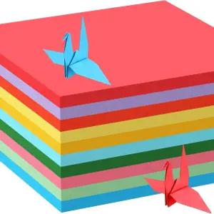 예시야 400매 컬러 건설 용지 신학기용 A4 사이즈 공예 벌크 학교 DIY 프로젝트용 다양한 예술 및 용품 8.3