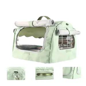 앵무새 이동장 경량 가방 투명 케이지 휴대용 아크릴 대형 운반 놀이터 날림장 여행 이동