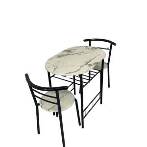 2인용 티 테이블 세트 상담 카페 발코니 원탁