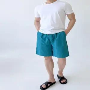 바지 비치 커플 밴딩 남여 워크팬츠 면바지 반바지 남여공용