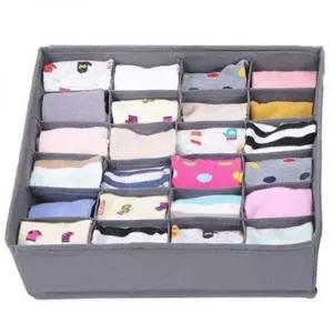 옷장정리 서랍 속옷 브라 팬티 넥타이 정리 수납함 그레이 8칸 (WFKAEYE)