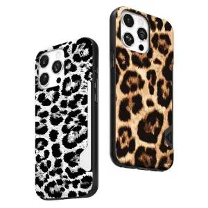 갤럭시 S23 S24 S25 울트라 플러스 레오파드 호피 맥세이프 카드2장 케이스