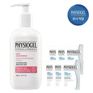 피지오겔 레드수딩 릴리프 모이스처라이저 300ml+(클렌징젤5mlx6개)