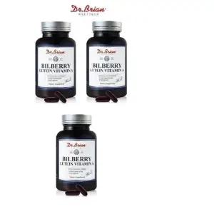닥터브라이언 빌베리 루테인 비타민A 60캡슐 2+1총180캡슐 눈피로 마리골드 어두운 곳