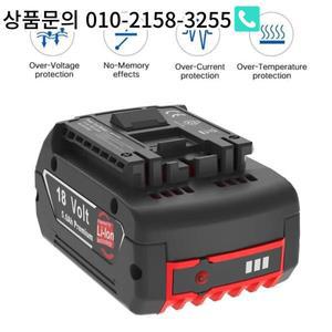 BOSCH 리튬 이온 배터리 GBA 18V 6.0Ah 전문 BAT609 충전식