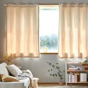 모던하우스 3도씨 피치스킨 바람막이 패딩커튼 아일렛형 150x170 베이지 1P