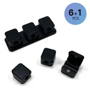 장우컴퍼니 JW-MCLIP 자석 케이블 홀더 6P (블랙)