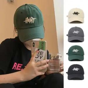 남여공용 하트볼캡 야구모자 캡모자 사계절 워터파크