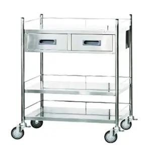 대경 스텐레스 카트 소형 병원 서빙 핸드카트 DL-TC3S2-S