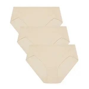 [수아팜] 주니어 코튼 스판 임파선 팬티 3매_스킨.