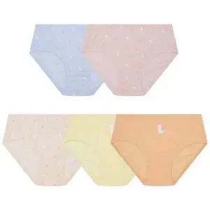 [수아팜] 여아 리틀덕 코튼 팬티 5매 세트.