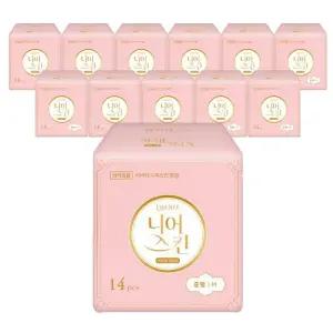 [리버티] 리버티 니어스킨 날개형 생리대 중형 14Px12팩