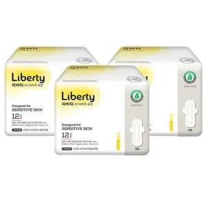 [리버티] 리버티 오가네이처 유기농 순면커버 슬림 대형 12Px3팩