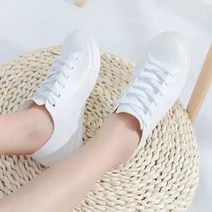 [하프클럽/]여성스니커즈 슬립온 스니커즈 단화 운동화 무지 여학생 흰색신
