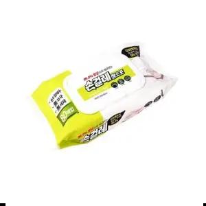 물걸레 캡형 80매입 손걸레 물티슈 청소포(약20x16cm)