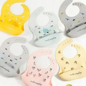 (올핀)아기턱받이 실리콘 턱받이 소프트 파스텔 원사이즈 204449