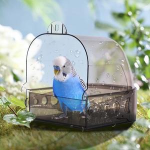 앵무새 욕조 걸이식 목욕 물통 물 목욕통 샤워