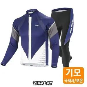 [하프클럽/]MC-A243 히게 기모 긴팔져지 9부 패드팬츠 세트