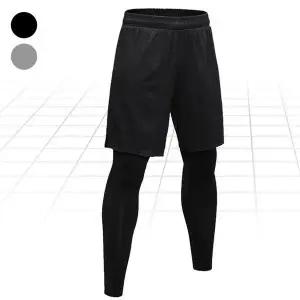 [하프클럽/]남성 레깅스 스포츠 스포츠레깅스 반바지 일체형