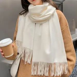 캐시미어 여성 머플러 겨울 스카프 숄 보온 목도리
