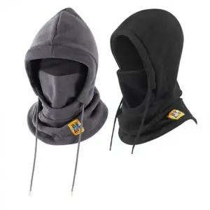 겨울 방한 후드넥워머 남녀공용 모자 넥워머 스카프 목도리 바람막이 워머