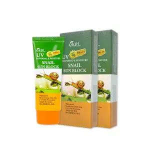 [1+1]이켈 수딩앤모이스쳐 스네일 선블럭(70ml) 선크림 자외선차단제 선블록 썬밤 SPF50+ PA+