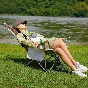 휴대용 캠핑 접이식 의자 등산 낚시 등받이 캠핑용품