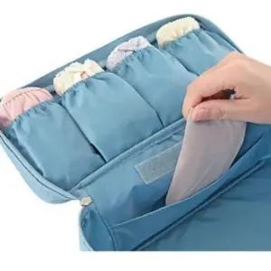 여행용 파우치 깔끔 종 여행 출장 사각 수납 캠 휴대용 정리 세트 속옷 분리 (WFKCQHS)