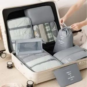 여행용 파우치 가 캐리어 정리백 보조 압축 모음전 세트 이너백 해외 종 (WFKCQGU)