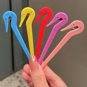 쉽게사용하는머리끈 헤어끈전용커터 고무줄커팅기구 고무줄