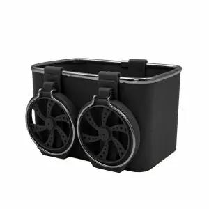 컵홀더포켓 차량용컵홀더 수납함 콘솔박스 블랙 C18