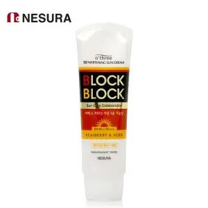 네슈라 오뜨리 블록 앤 50 화이트닝 선크림 80g 블록앤블록 오뜨리썬크