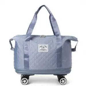 여행용 파우치 가방 바퀴형 가벼운 보스턴 보조 트롤리 백 트래블 여행 단 (WFKE3WH)