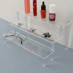 조립식 아크릴 선반 3단 디스플레이 진열대 수납선반 (WFKD3D1)