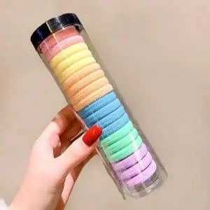 무팁헤어끈 노팁무팁머리끈 80개입고무줄끈 노팁머리끈 고무줄